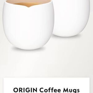 Nespresso Origin Coffee Mugs - Set of 4 - Brand New